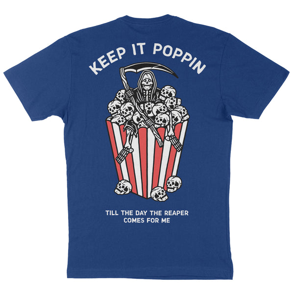 Poppin' Men's T-Shirt - Blue