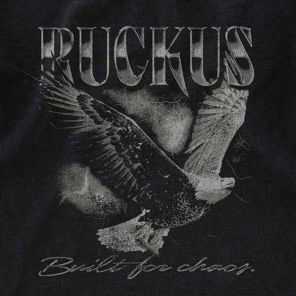 Ruckus Co. Chrome Eagle Built For Chaos - Black