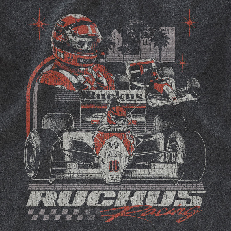 Ruckus Co. Racing Circuit 18 Formula 1 Shirt - Vintage Black