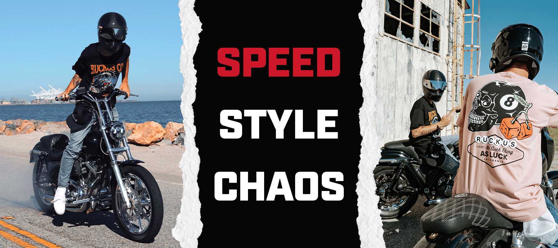Ruckus Co. Speed Style Chaos Mobile Page Banner