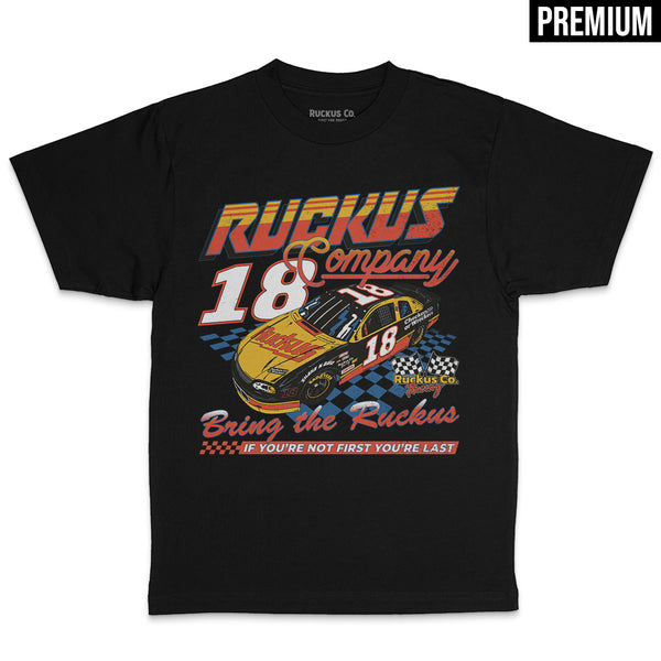 Ruckus Co. Ricky Bobby NASCAR Style Shirt Black