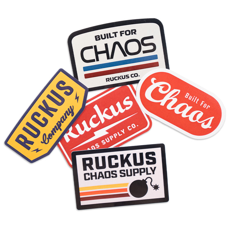 Ruckus Co. Retro Sticker Pack
