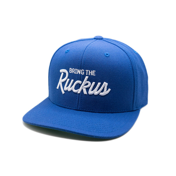Ruckus Company | Throwback Snapback - Blue – Ruckus Co.