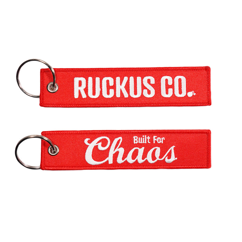 Ruckus Co. Built For Chaos Jet Tag Red