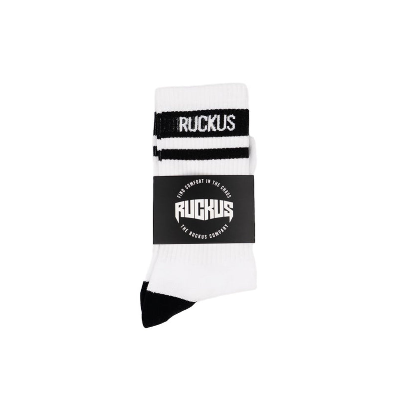 Ruckus Company Derby Socks - White